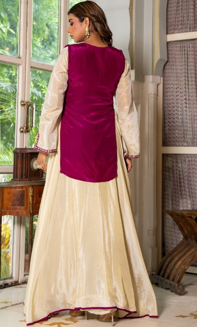 Aroosi Anarkali Jacket Set