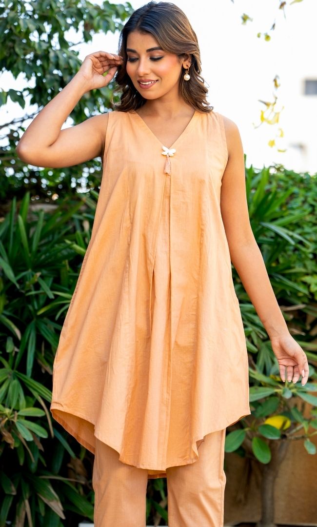 Apricot Chic Casual Co-ord Set