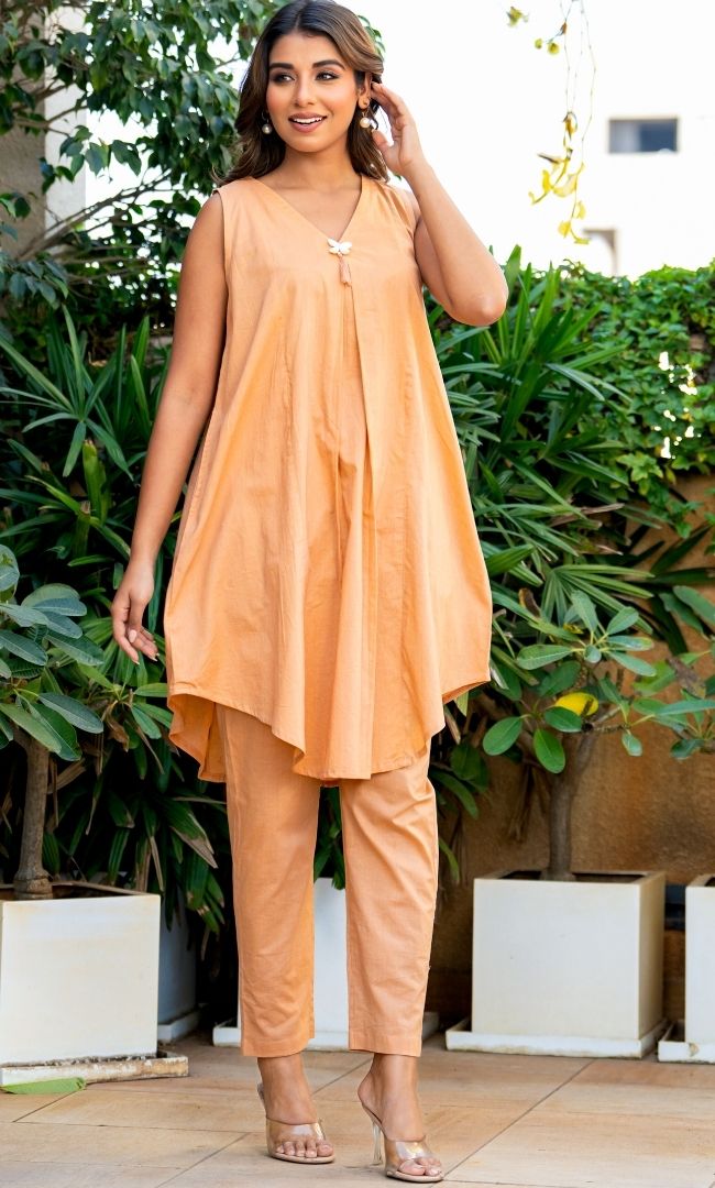 Apricot Chic Casual Co-ord Set