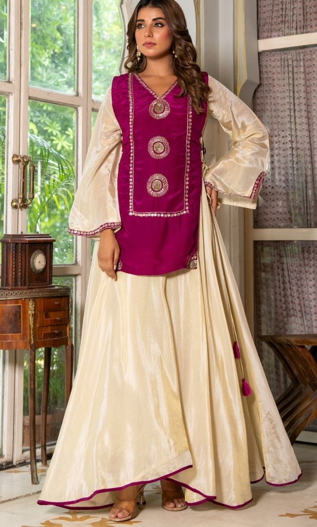 Aroosi Anarkali Jacket Set