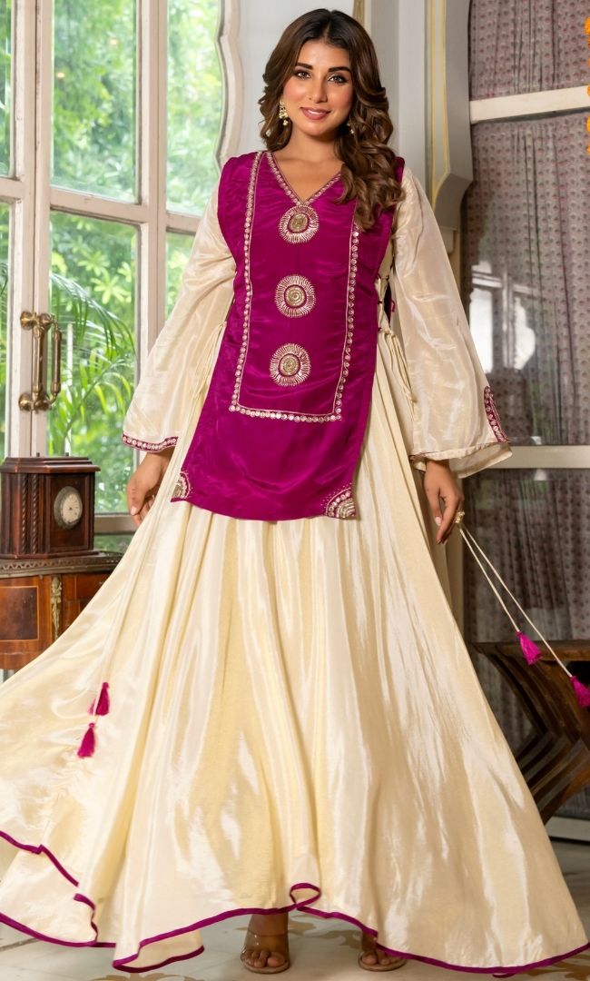 Aroosi Anarkali Jacket Set