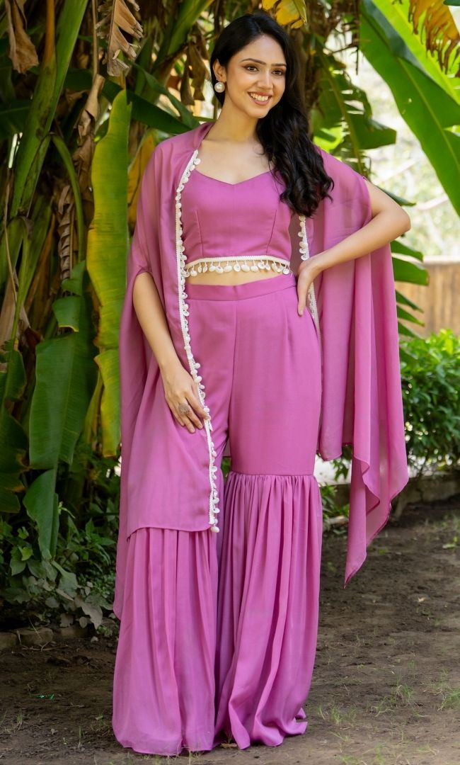 Ballet Georgette Shrug Set