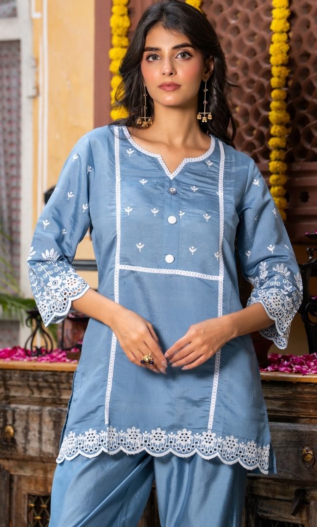 Baby Blue Co ord Set