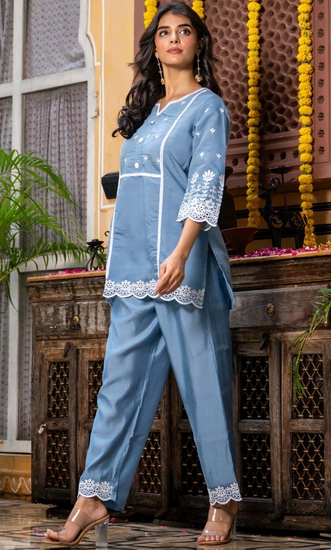 Baby Blue Co ord Set