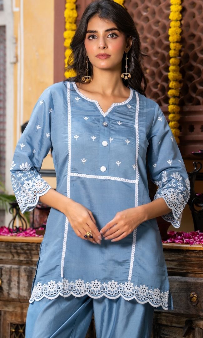 Baby Blue Co ord Set