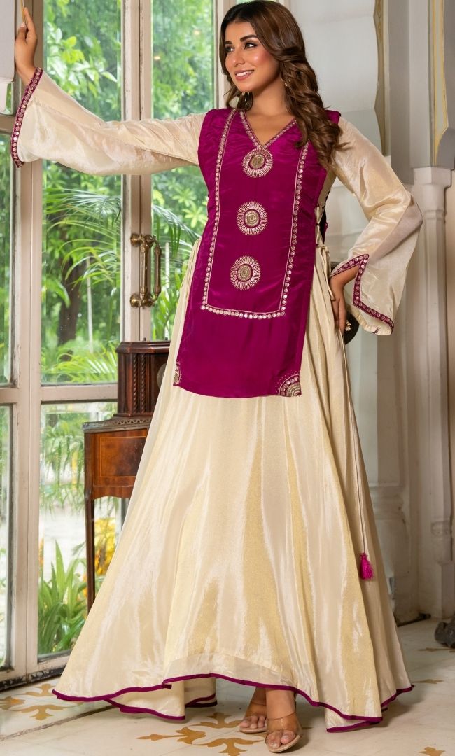 Aroosi Anarkali Jacket Set