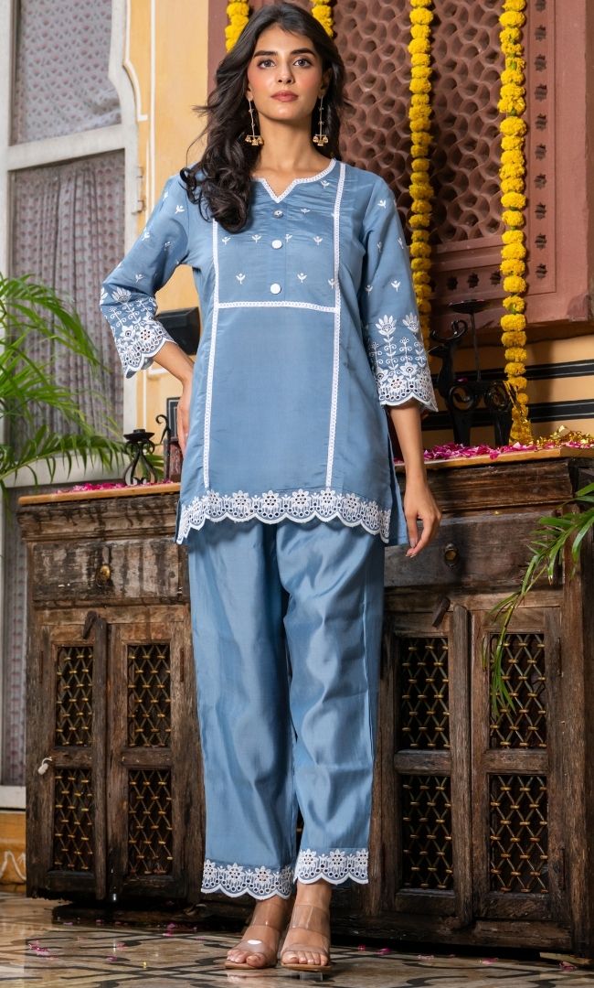 Baby Blue Co ord Set