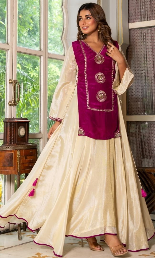Aroosi Anarkali Jacket Set